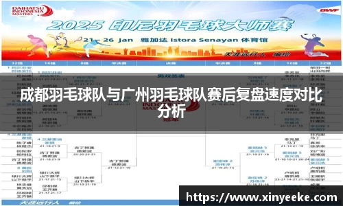 成都羽毛球队与广州羽毛球队赛后复盘速度对比分析
