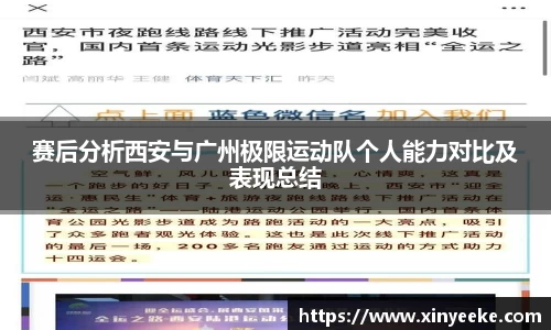 赛后分析西安与广州极限运动队个人能力对比及表现总结